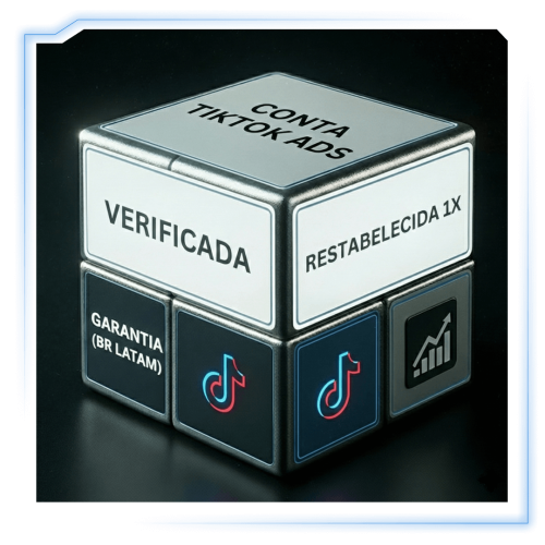 CONTA TIKTOK ADS VERIFICADA RESTABELECIDA 1X